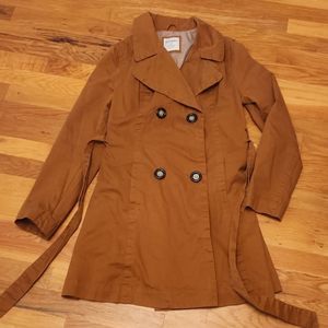 Old Navy Khaki Trench Coat Medium